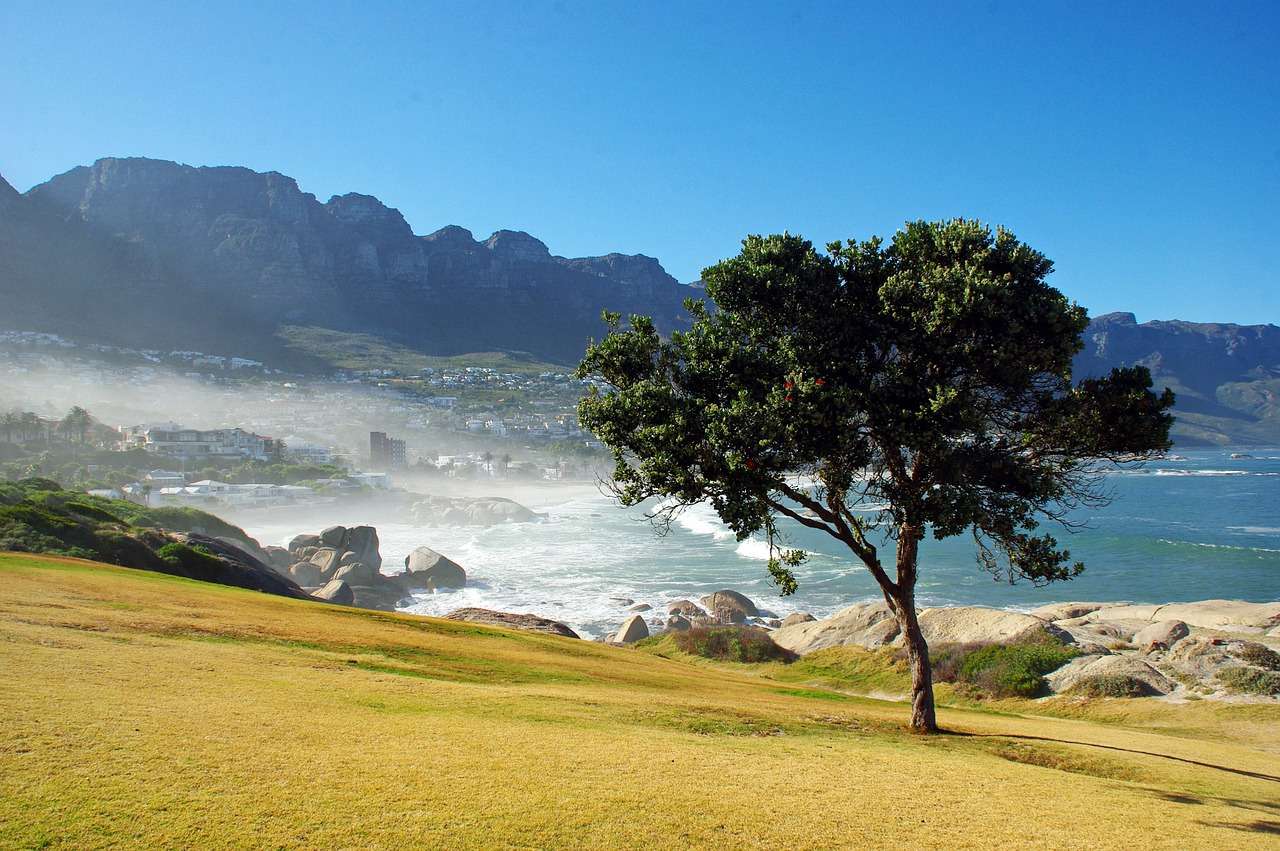 Africa Mountain Coast jigsaw puzzle online