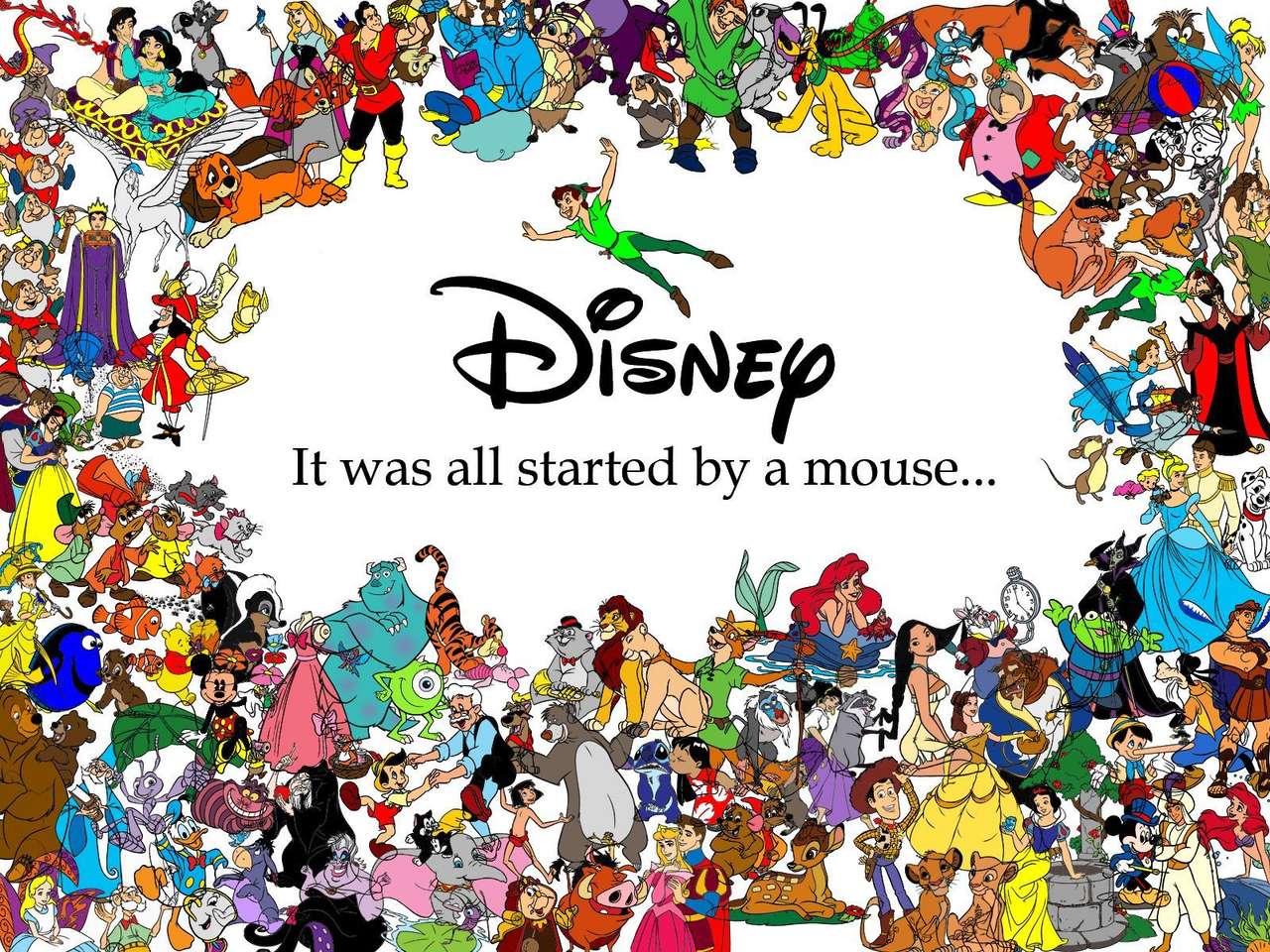 Disney wieder Online-Puzzle