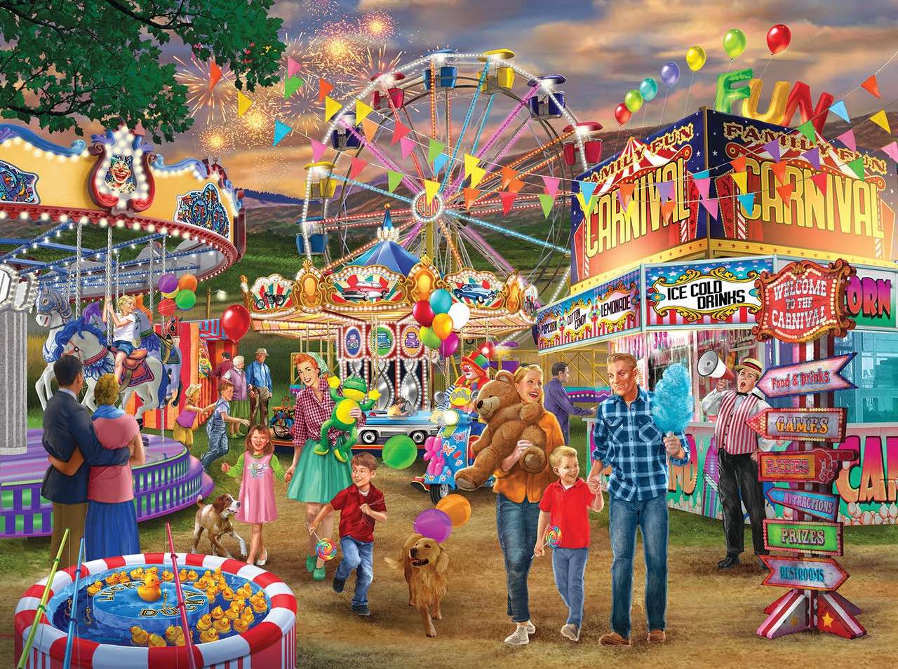 Family Fun Carnival Online-Puzzle