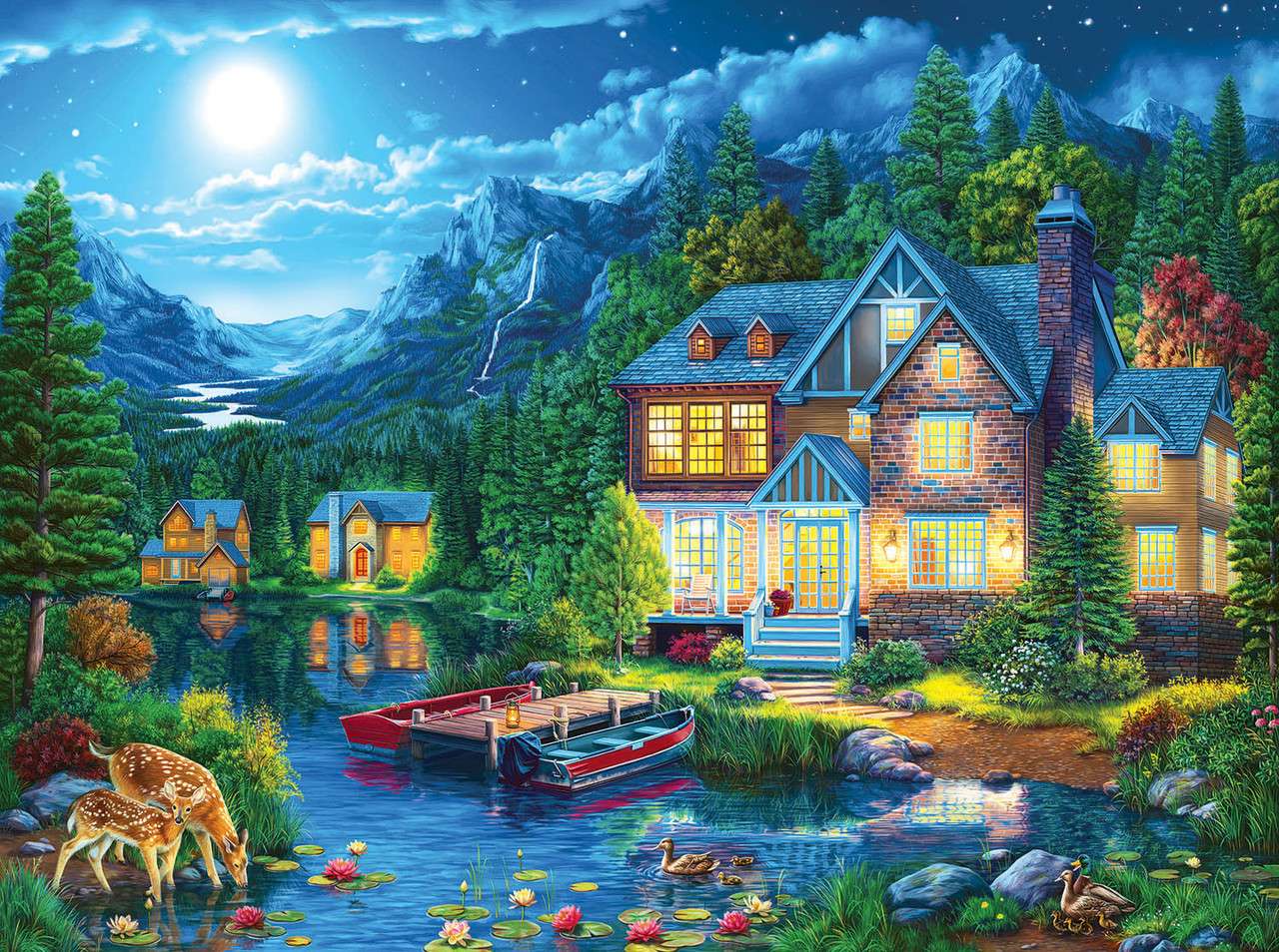 House Near the Lake Puzzlespiel online