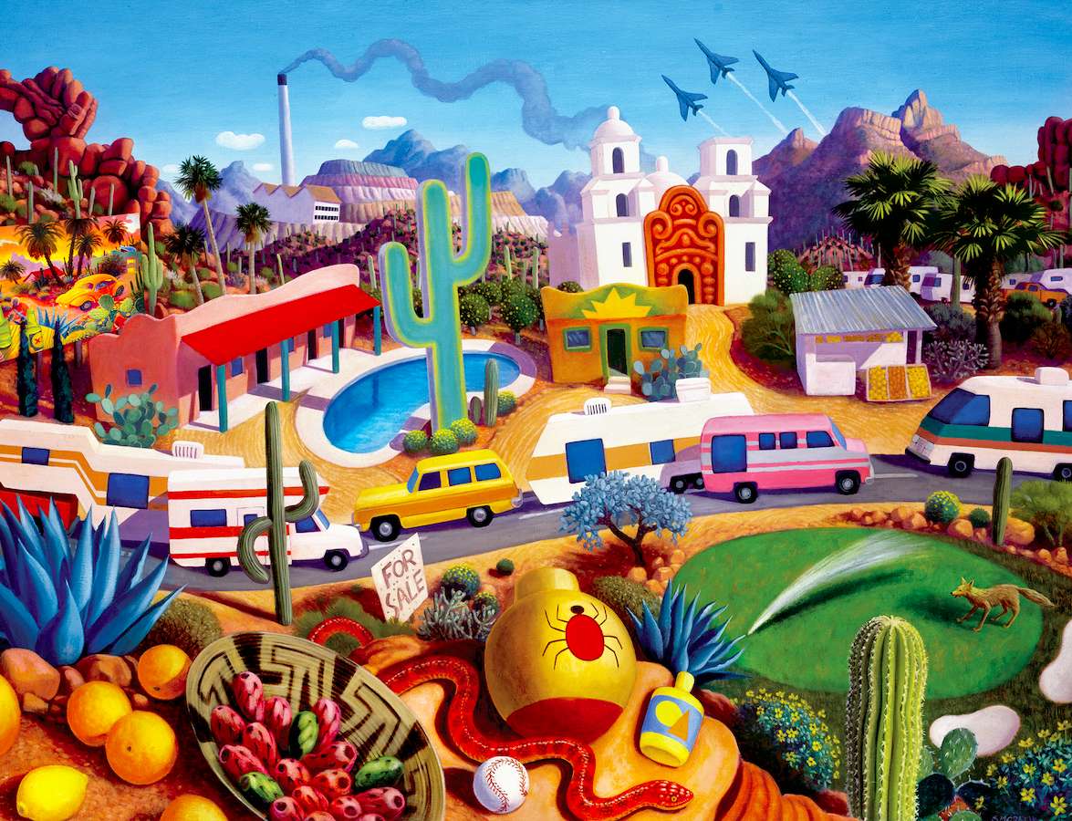 Arizona v pouštním slunci online puzzle