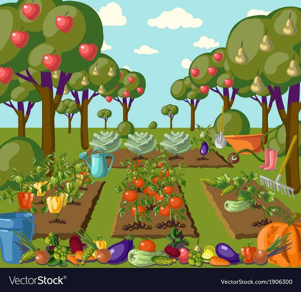 Моята градина онлайн пъзел
