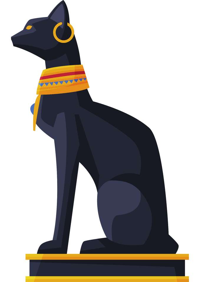 Egyptische kat legpuzzel online
