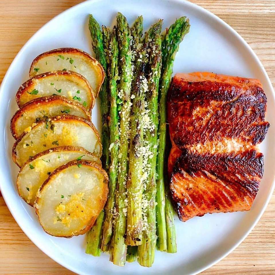 Grilled Salmon online puzzle