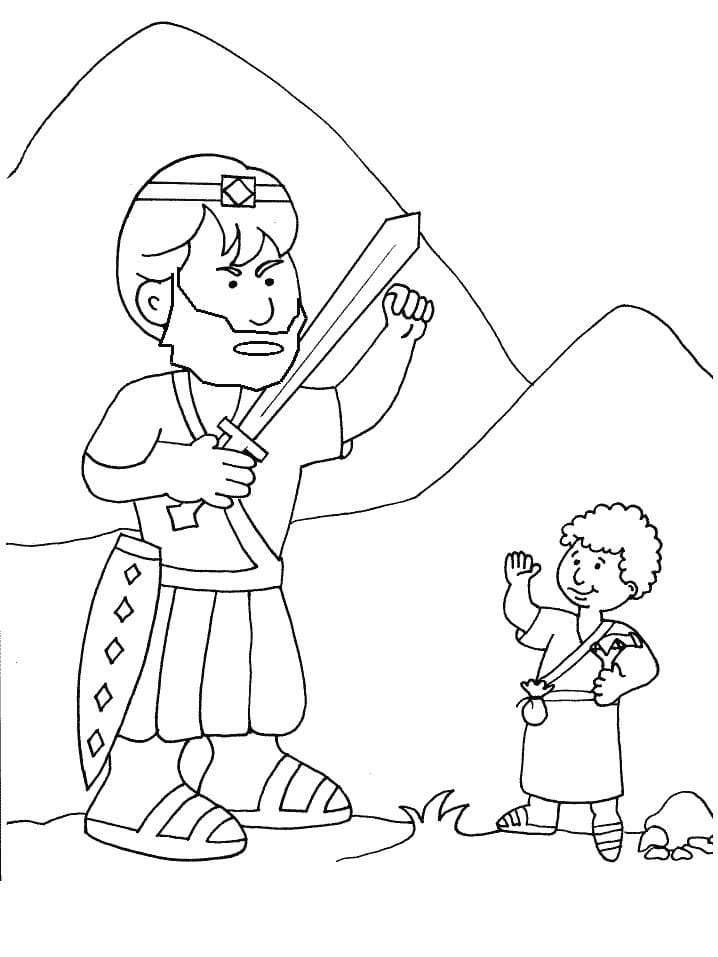 David e Goliath puzzle online