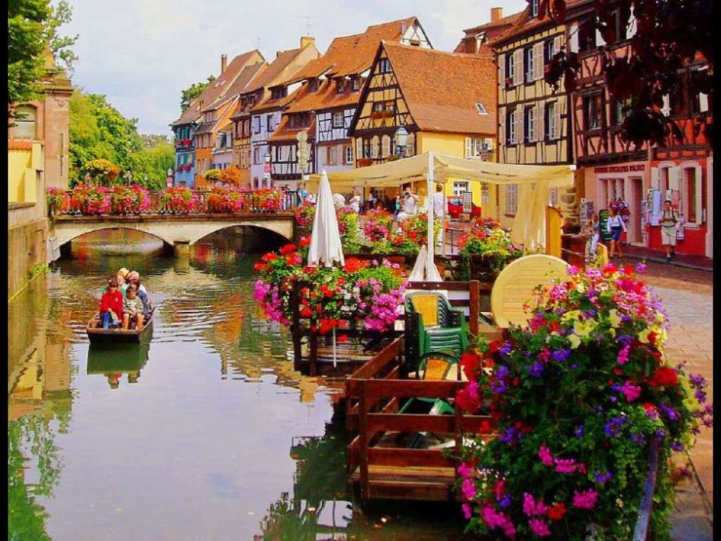 Colmar- μια πόλη στη Γαλλία παζλ online