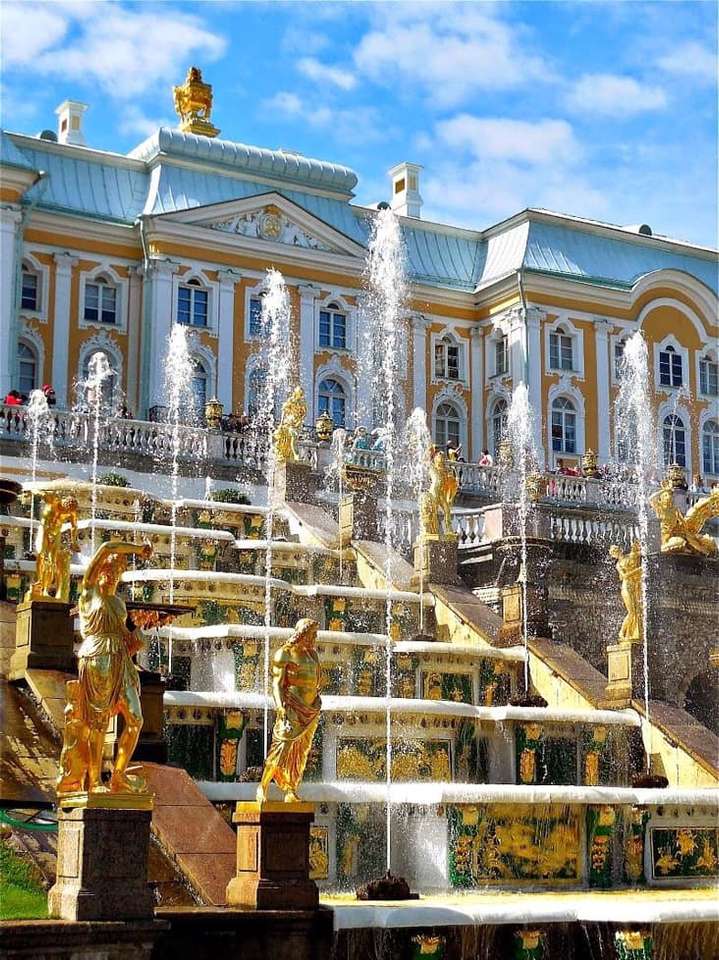 Palacio Peterhof rompecabezas en línea