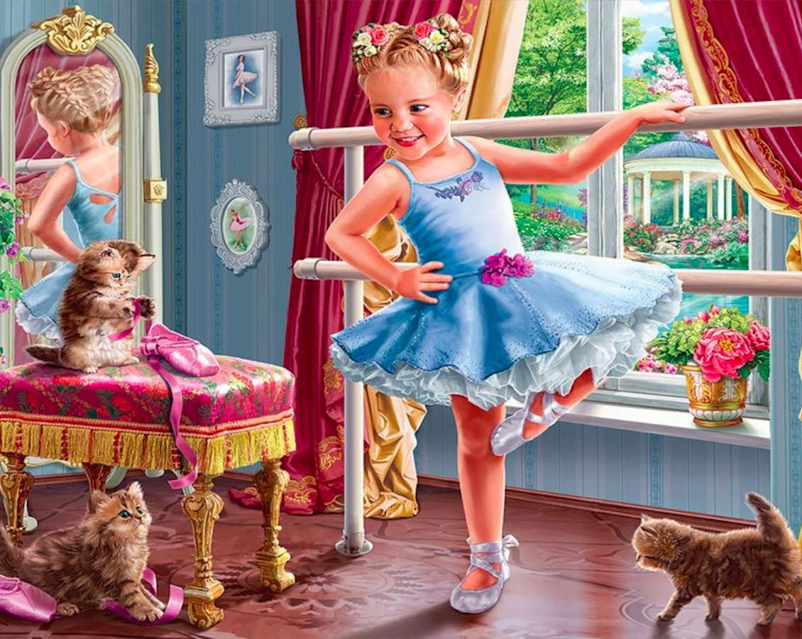 Pequena bailarina quebra-cabeças online