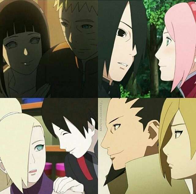 Coppie Naruto/Boruto Canon puzzle online