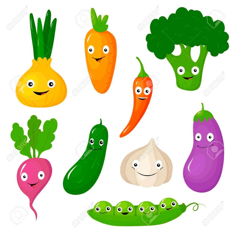 1 λαχανικά online παζλ