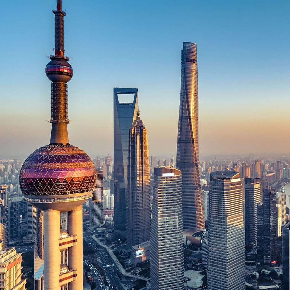 Wolkenkratzer in Shanghai Online-Puzzle