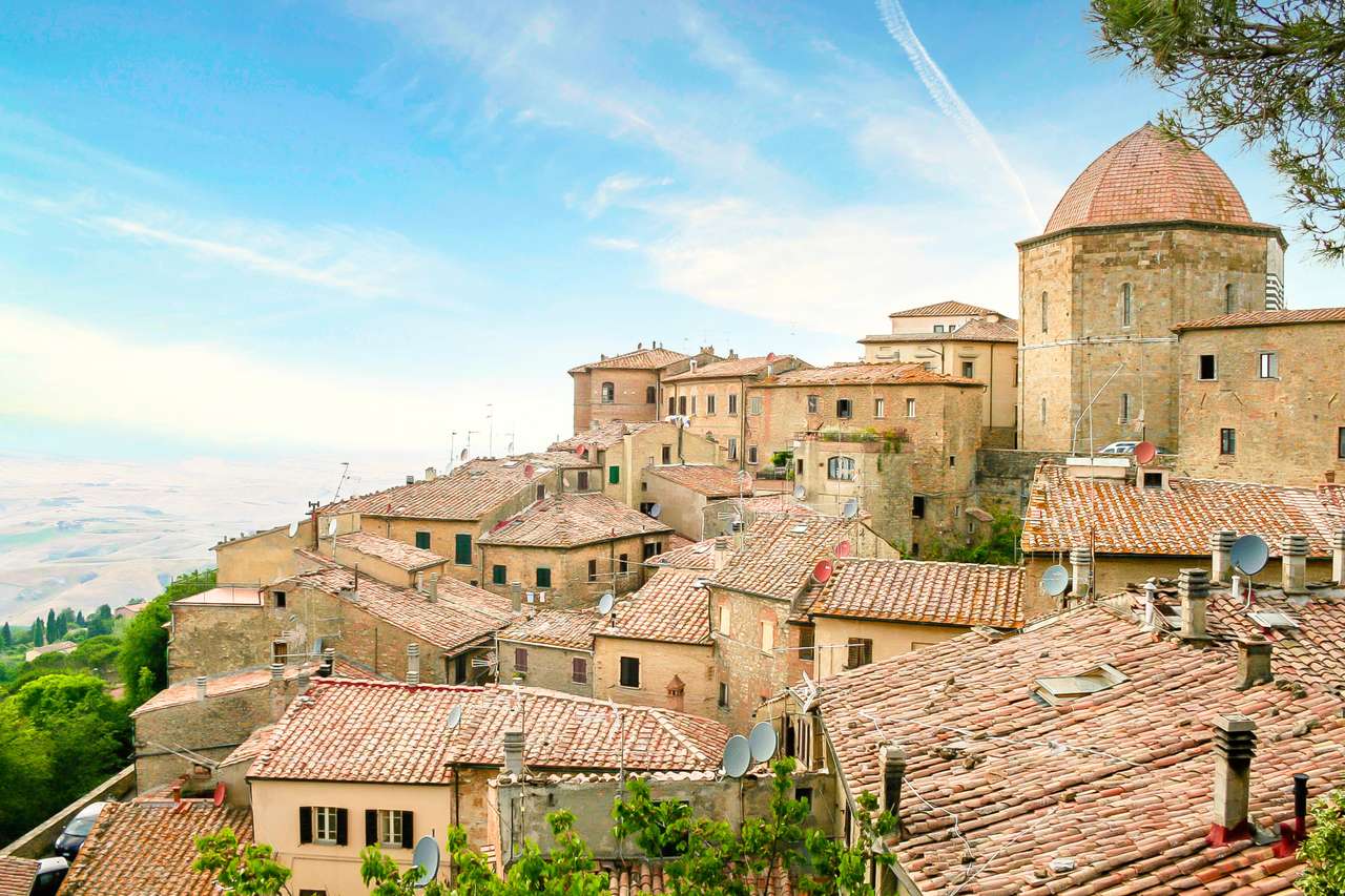 Тосканская деревня, Италия пазл онлайн