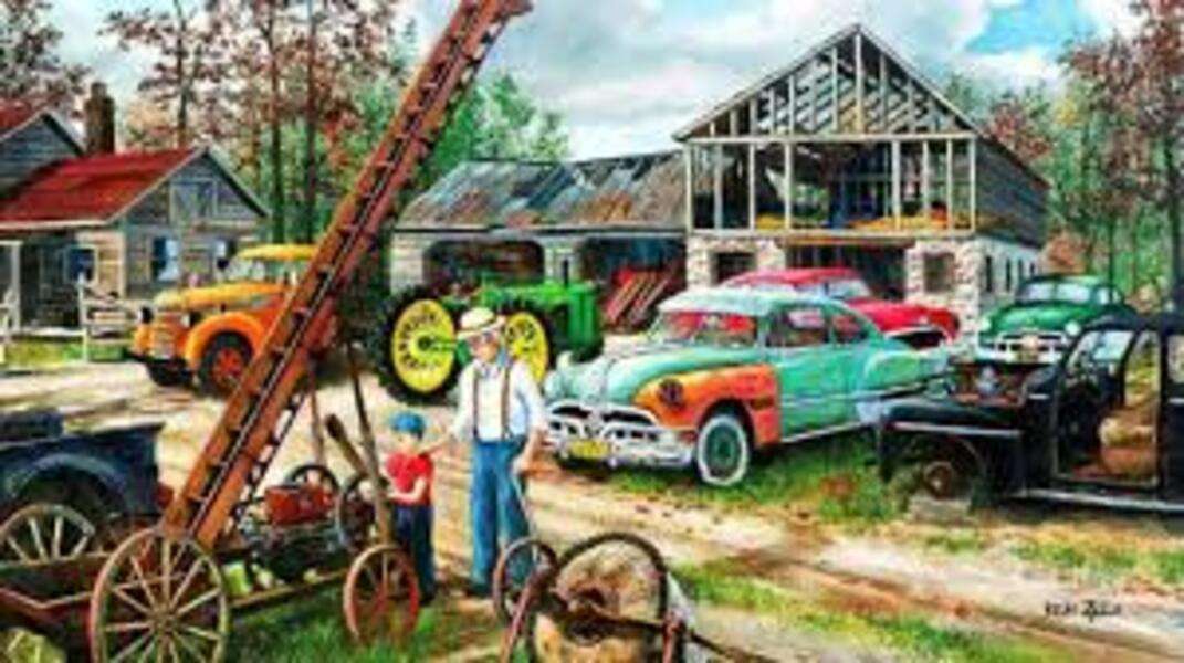 Recycling of old cars online puzzle