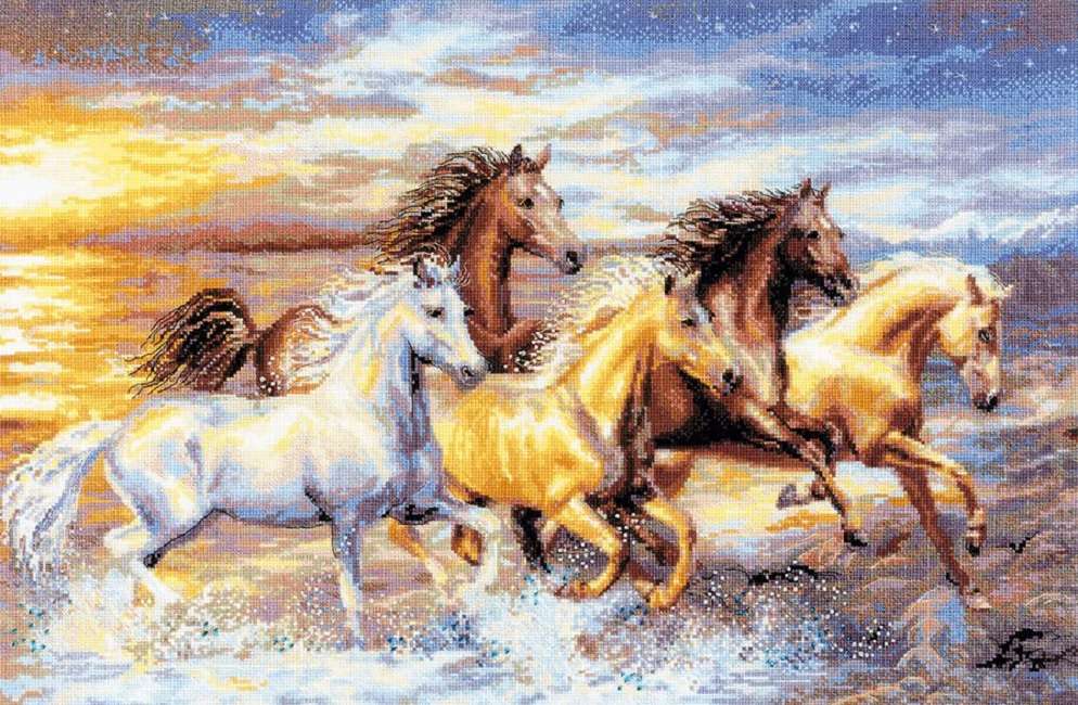 Les chevaux puzzle en ligne