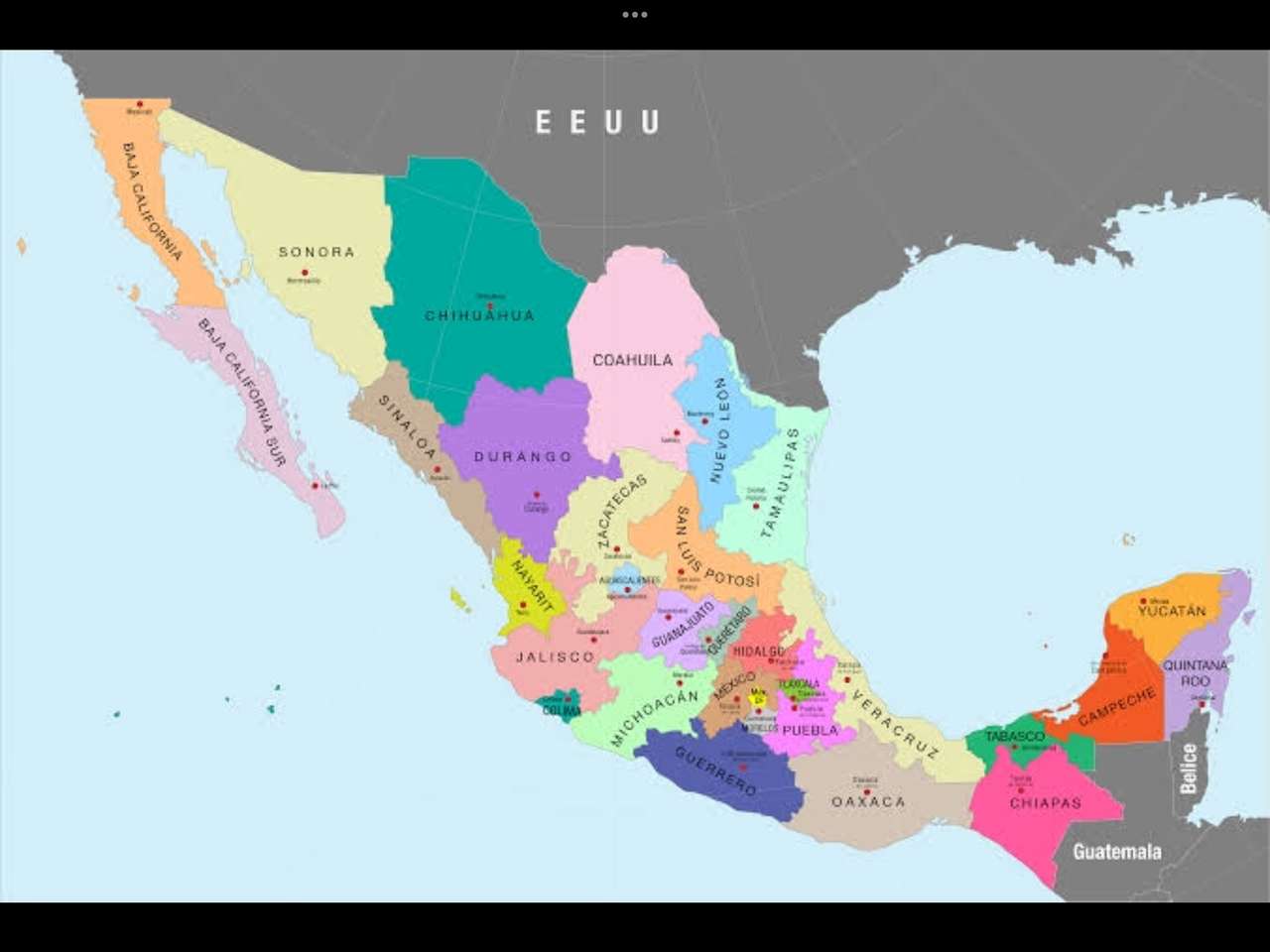 нинішня Мексика пазл онлайн