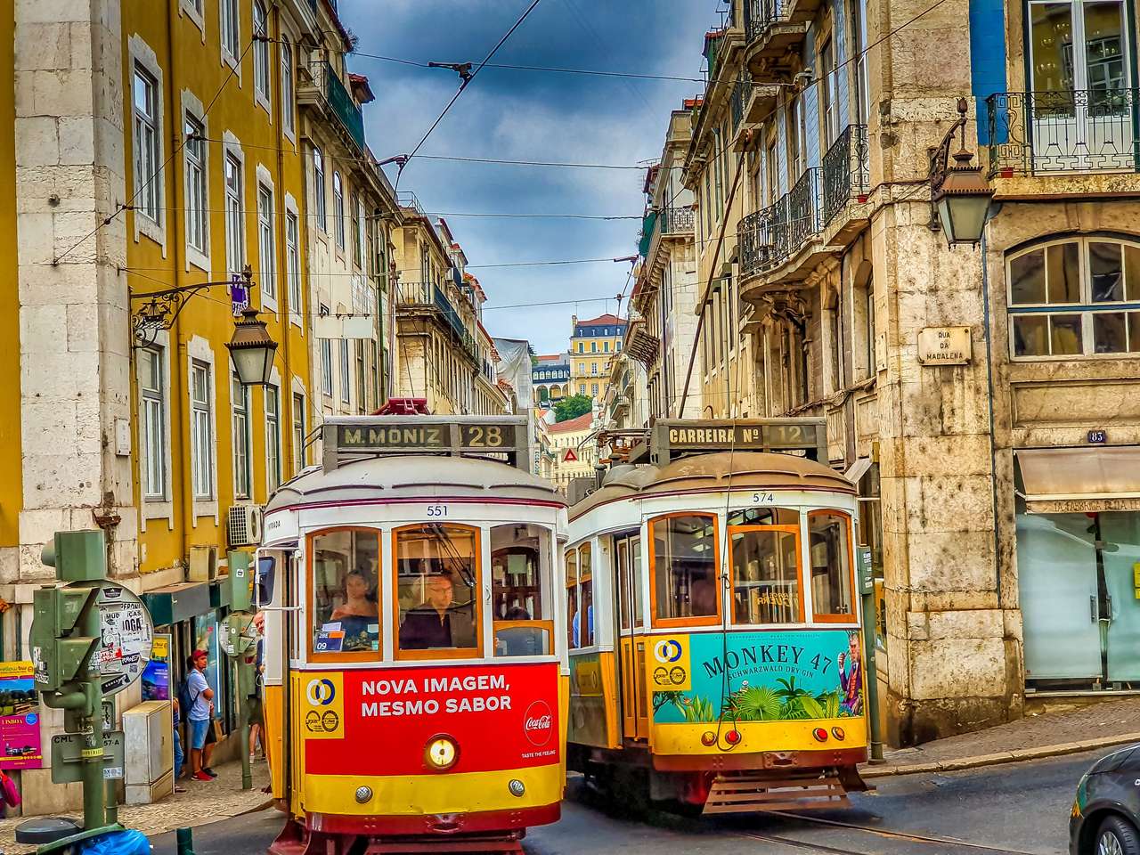 Lisabon tramvaje, Portugalsko skládačky online