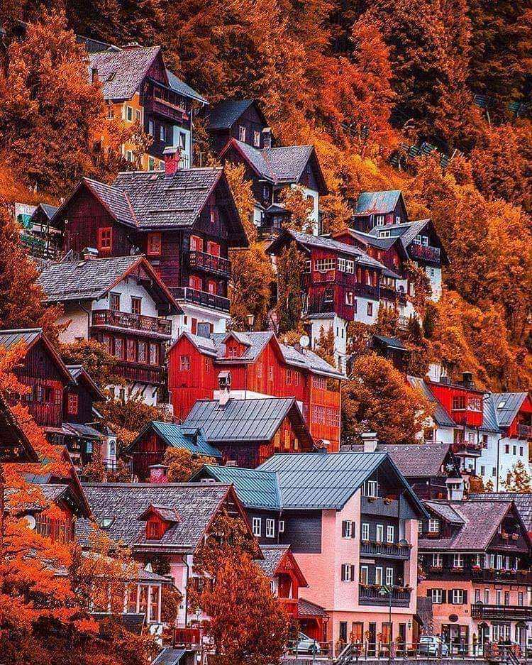 Hallstatt, Rakousko online puzzle