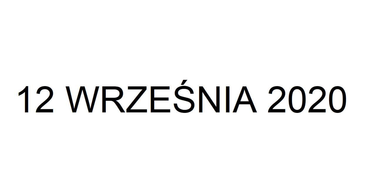 12 DE SETEMBRO DE 2020 puzzle online