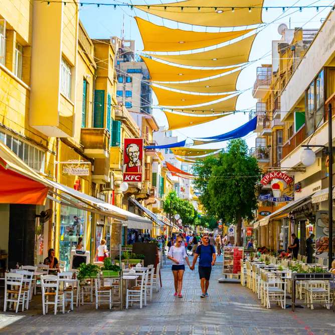 Ciprus, Nicosia mediterrán sziget online puzzle