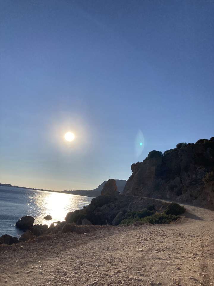 Plage de Crète Anidri puzzle en ligne