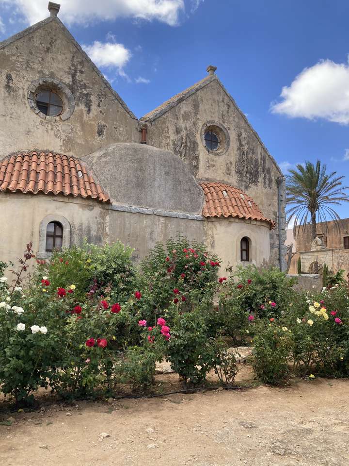 Манастир Аркади Крит онлайн пъзел