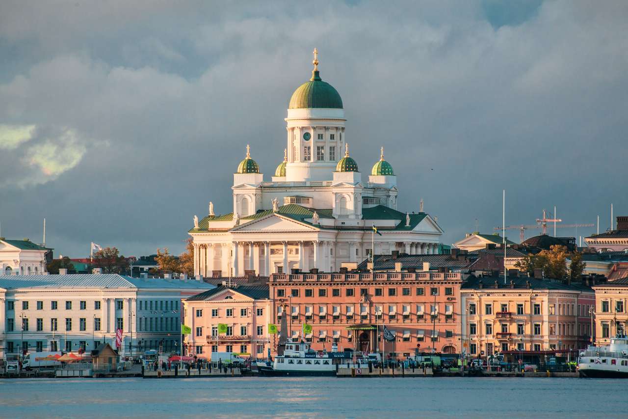 Катедралата в Хелзинки, Финландия онлайн пъзел
