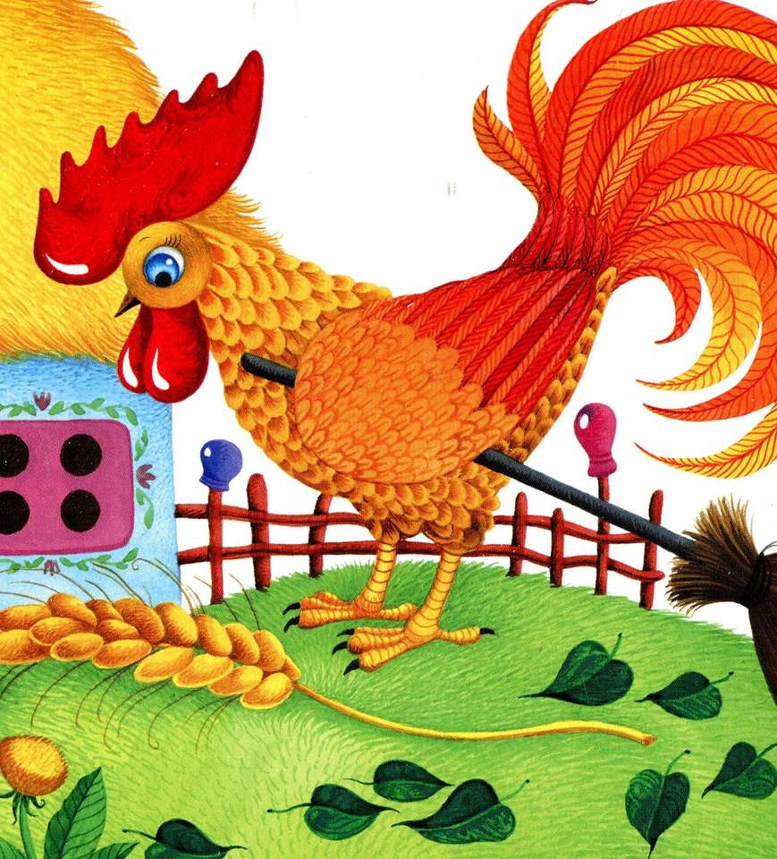 Rooster and ear of corn jigsaw puzzle online