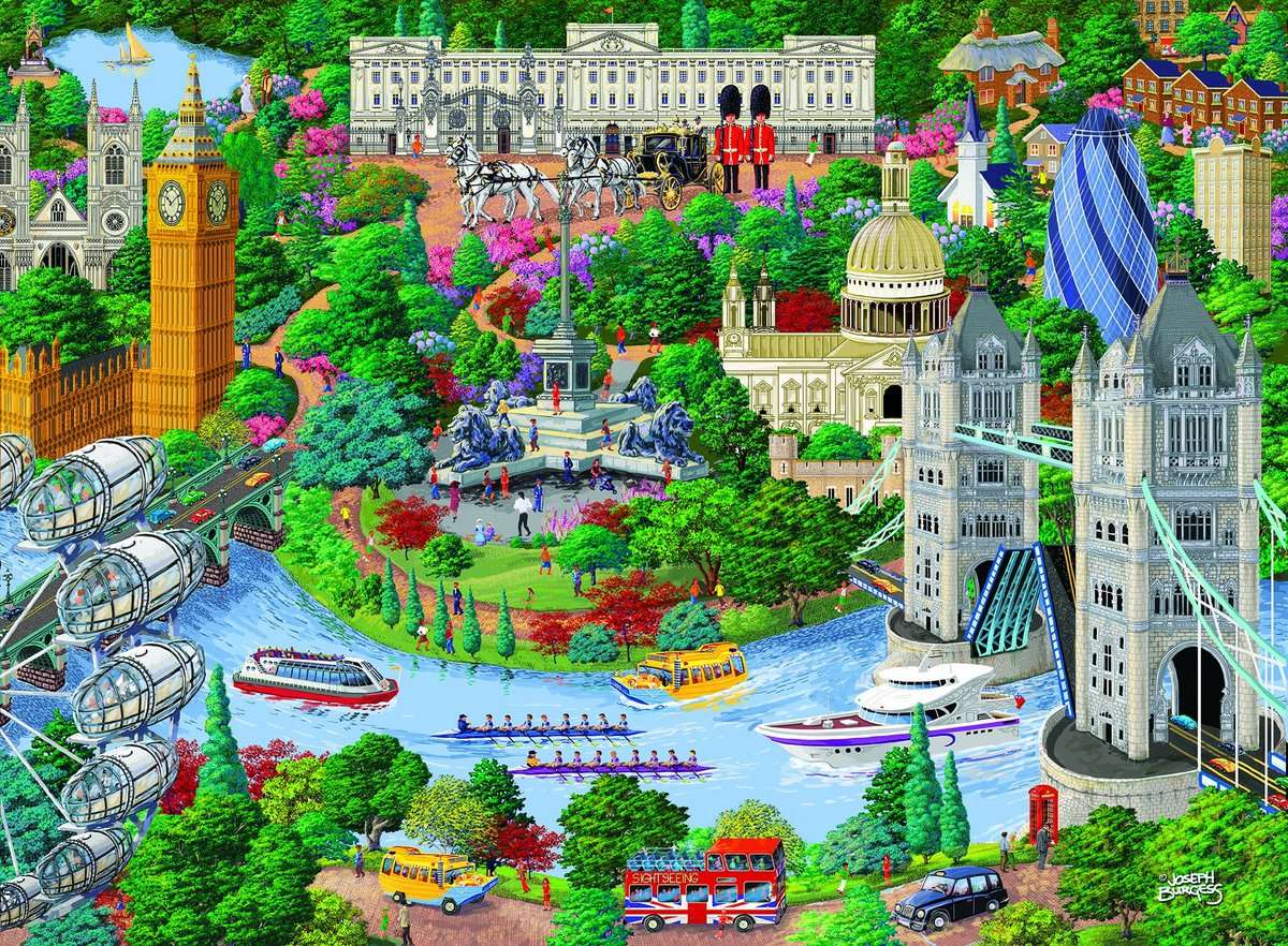 Repere din Londra jigsaw puzzle online
