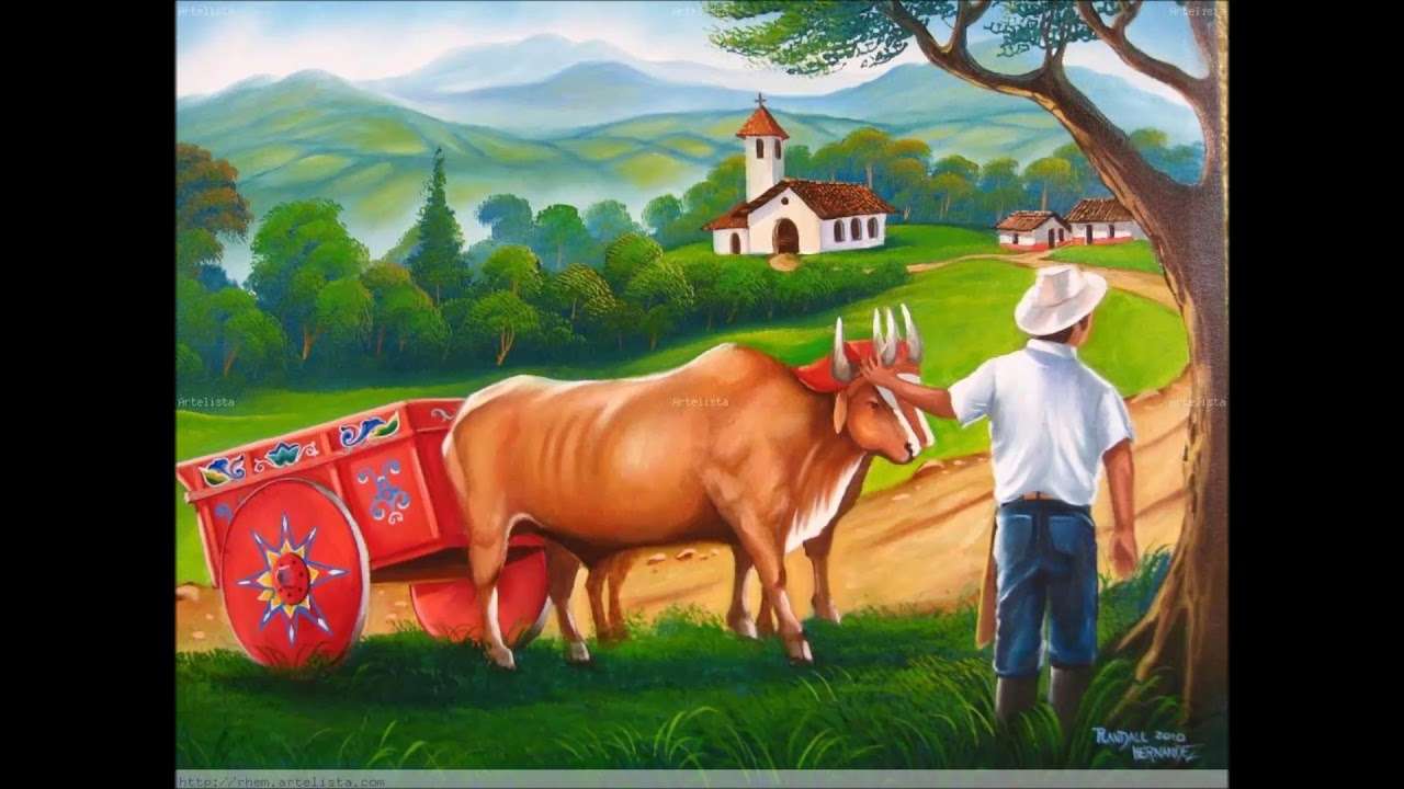 Cart with Oxen Costa Rica jigsaw puzzle online