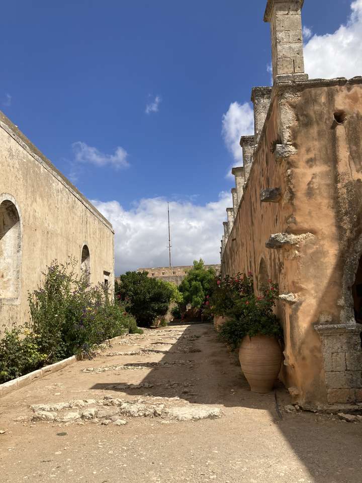 Mosteiro Arkadi Creta quebra-cabeças online