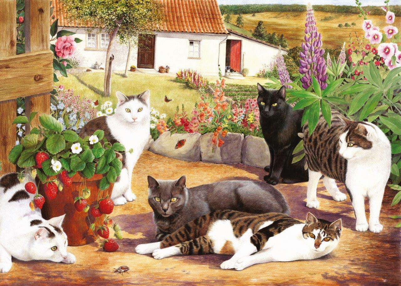 gatti fantastici puzzle online