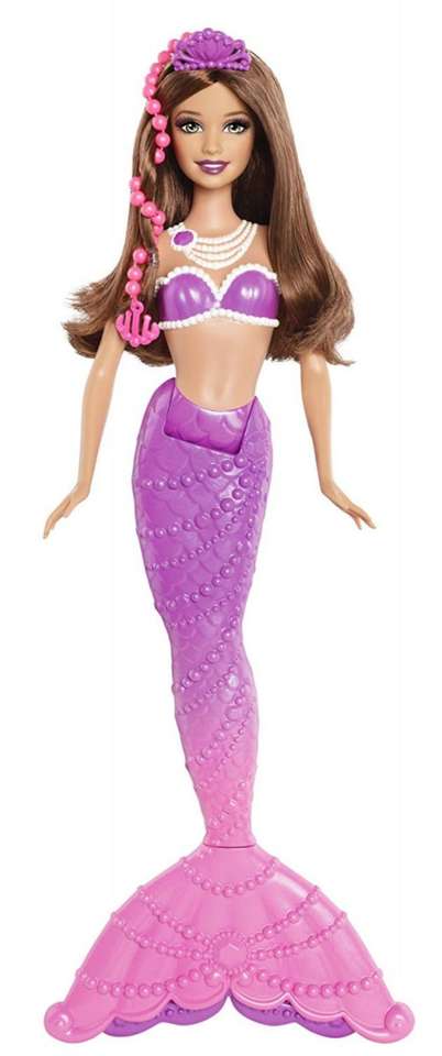 Lalka Barbie továrna na puzzle 3 skládačky online