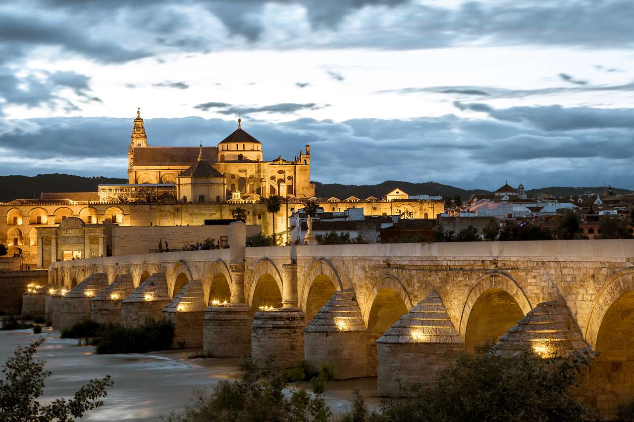 Римски мост в Кордоба, Испания онлайн пъзел