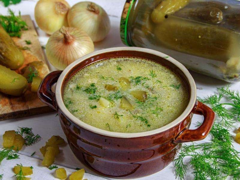 Пролетна супа от краставици онлайн пъзел