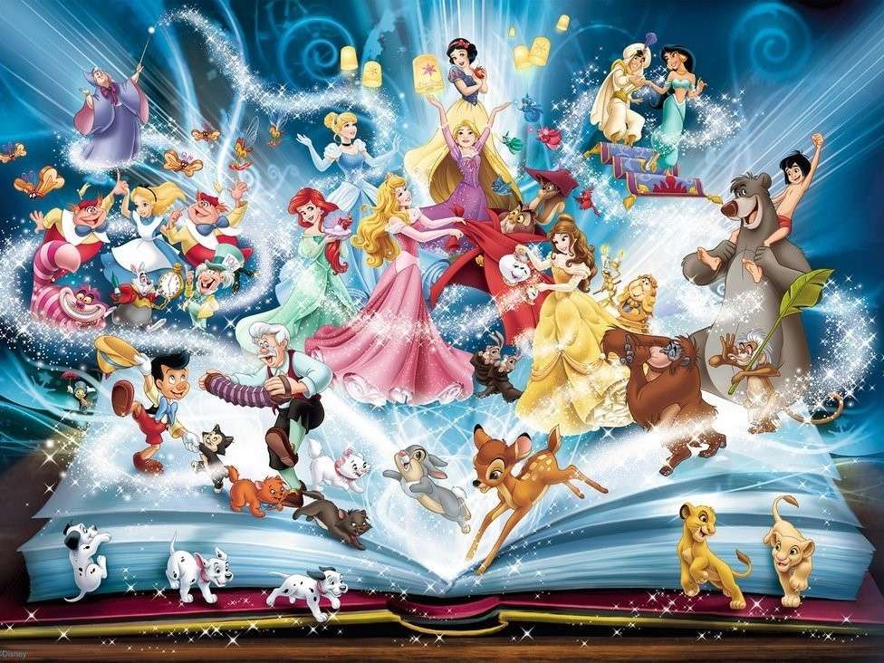 Disney-personages online puzzel