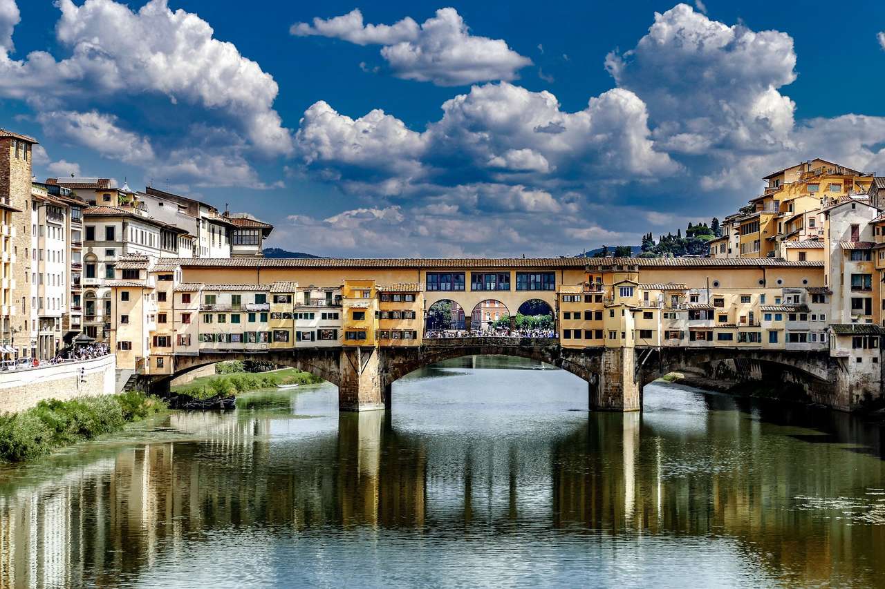 Alte Brücke in Florenz Online-Puzzle