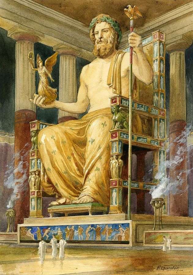 Zeus van Olympia online puzzel