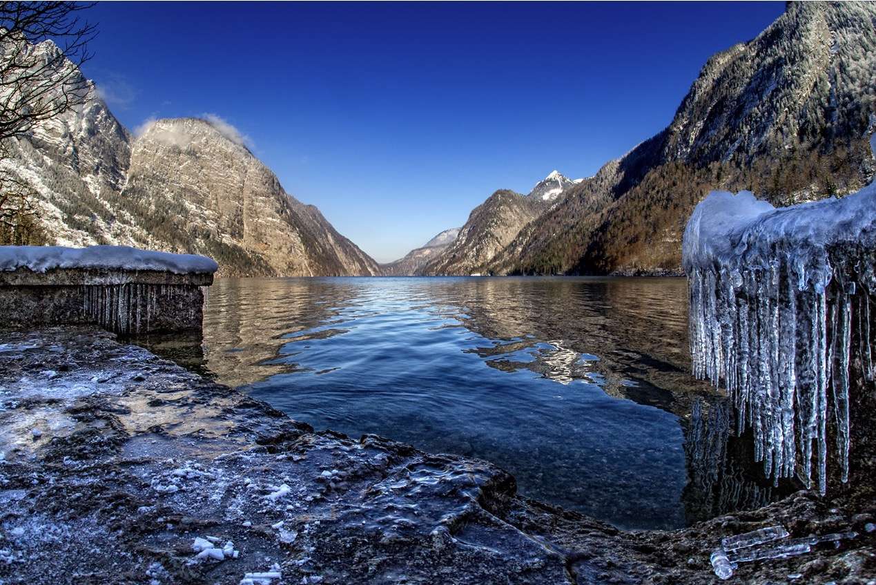 Koenigssee, druhé Benátky, because desetitisíce lidí jigsaw puzzle online