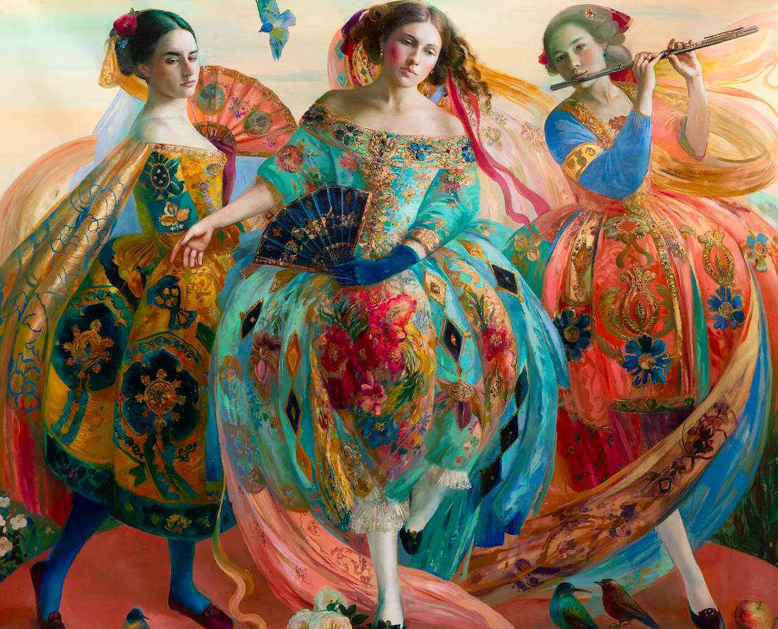 Dancing muses jigsaw puzzle online