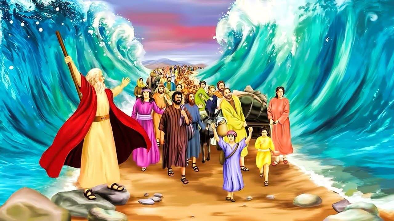 Moses och de 10 budorden Pussel online