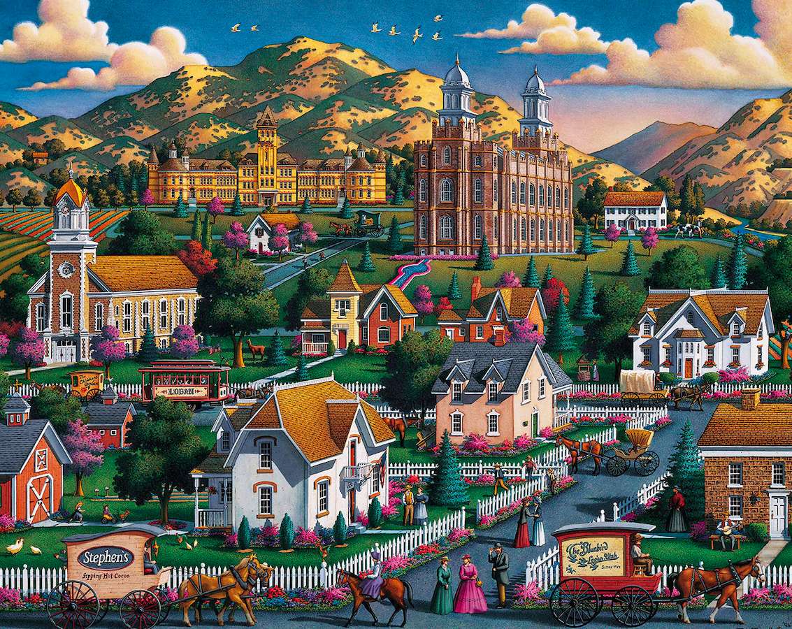Fostul oraș vechi (Universitatea de Stat din Utah) jigsaw puzzle online