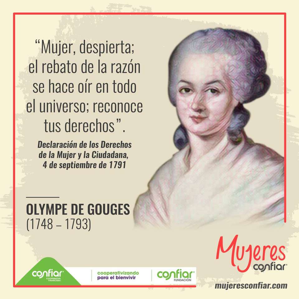 Olympe de Gouges pussel på nätet