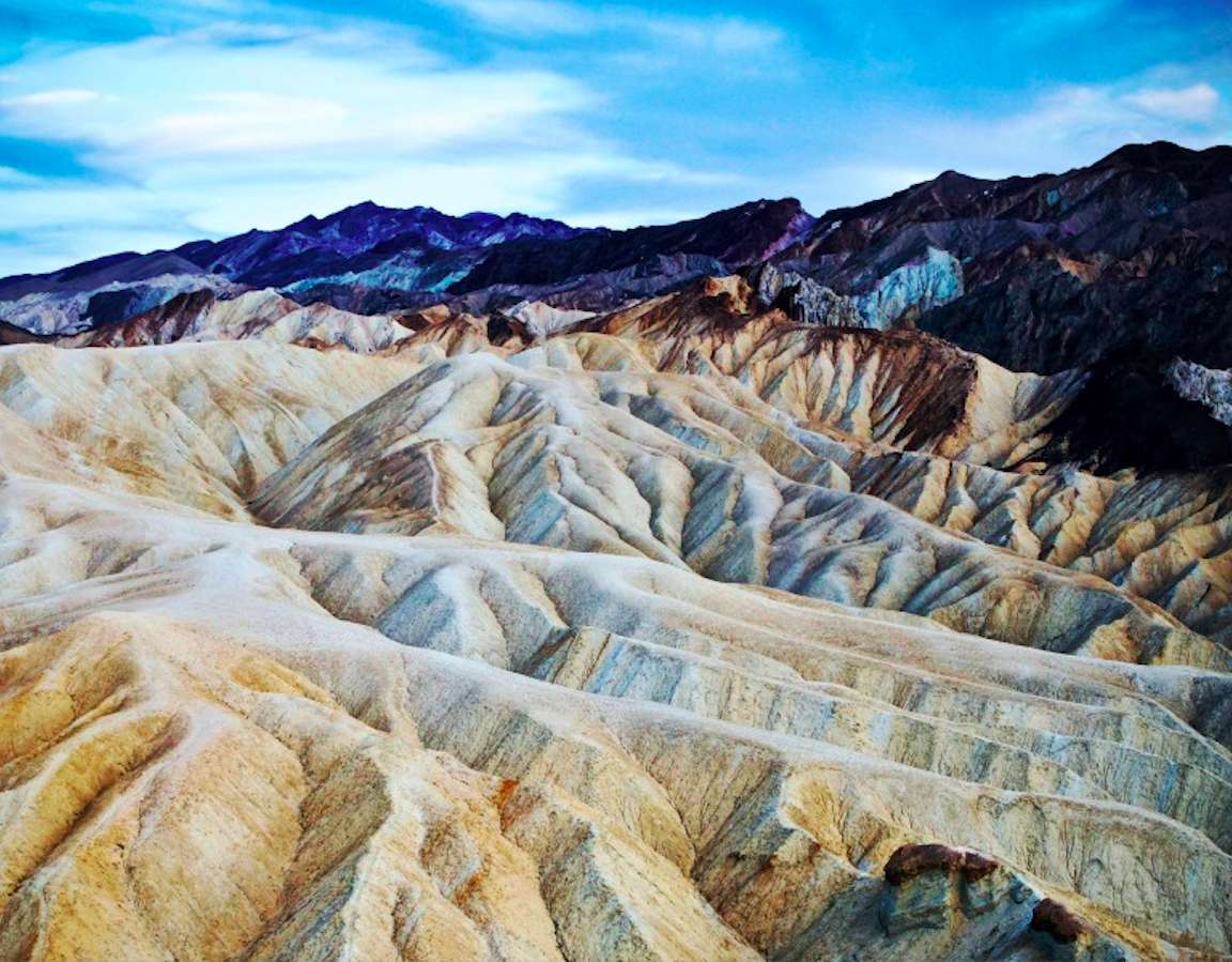 Californie-Zabriskie Point - Death Valley puzzle en ligne