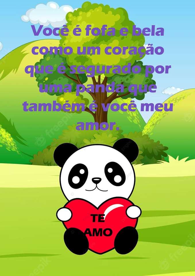 panda liefde legpuzzel online