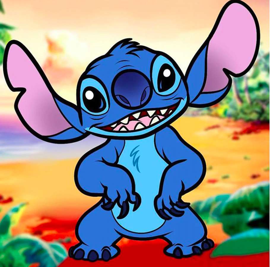 Stitch ''prieten'' Lilo puzzle online