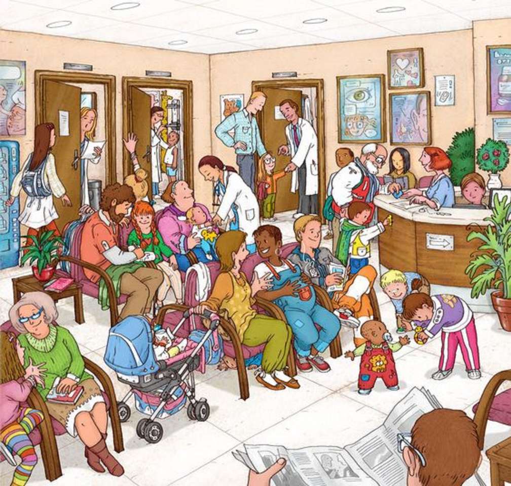In the clinic waiting room jigsaw puzzle online