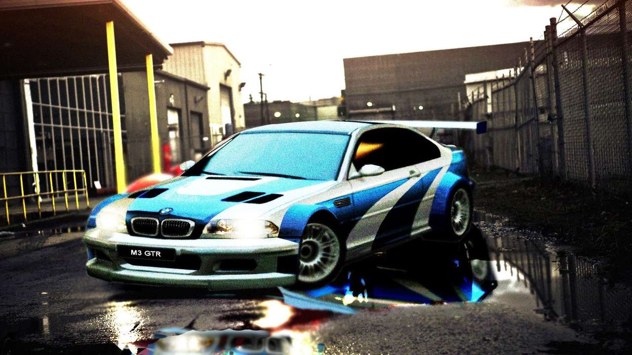 Need for speed BMW M3 GTR E46 jigsaw puzzle online