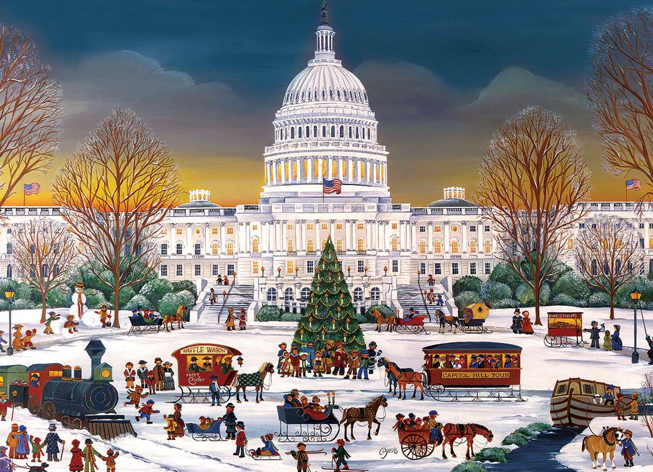 国会議事堂でのクリスマス ジグソーパズルオンライン