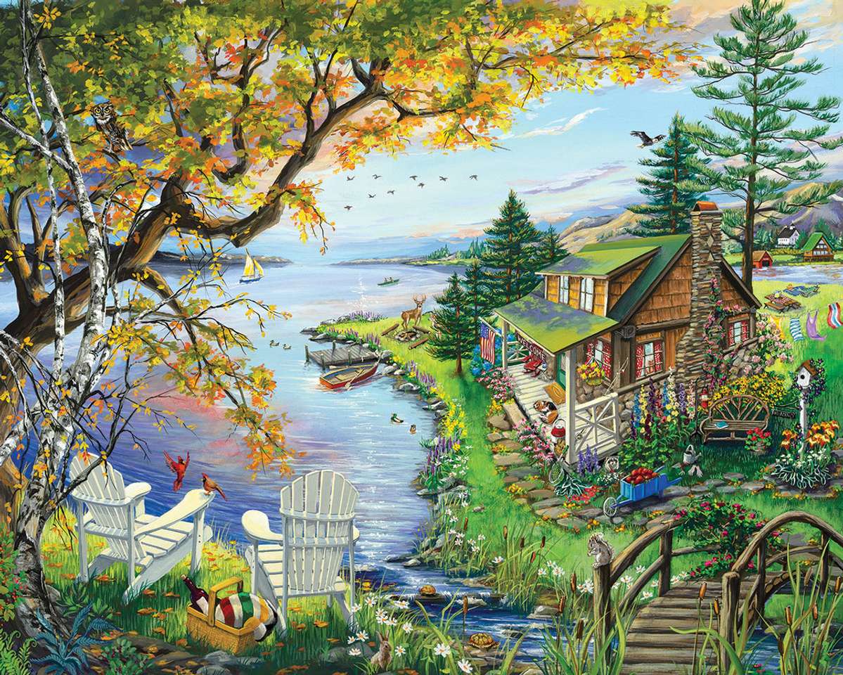 By the Lake online puzzle