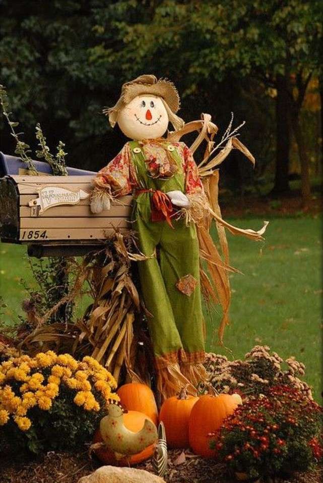 Herfstdecoratie in de tuin legpuzzel online